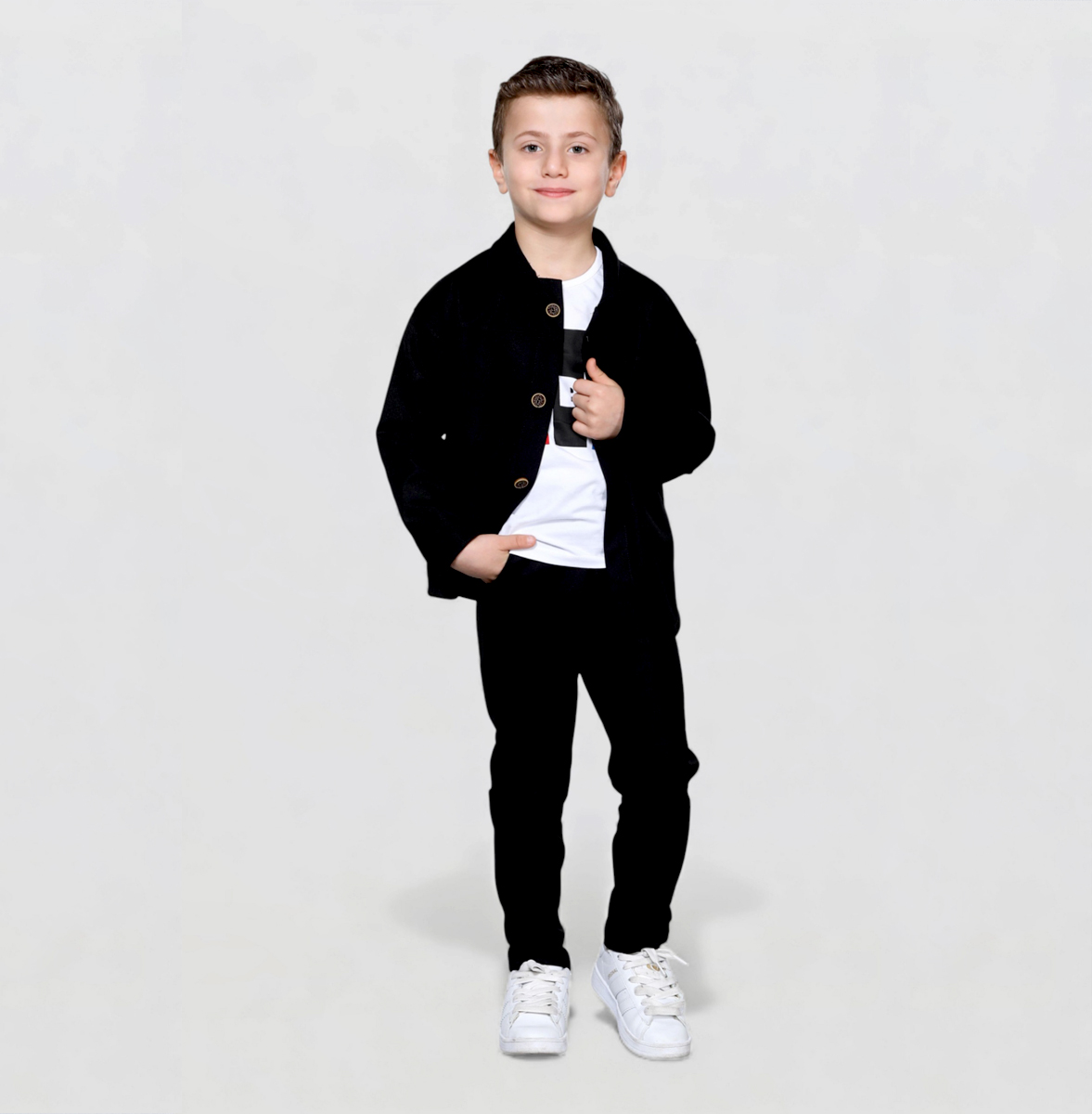 PUBA ŞARDONLU ÖRME  ERKEK 3LÜ  TAKIM 6-9  YAŞ 4 ADET