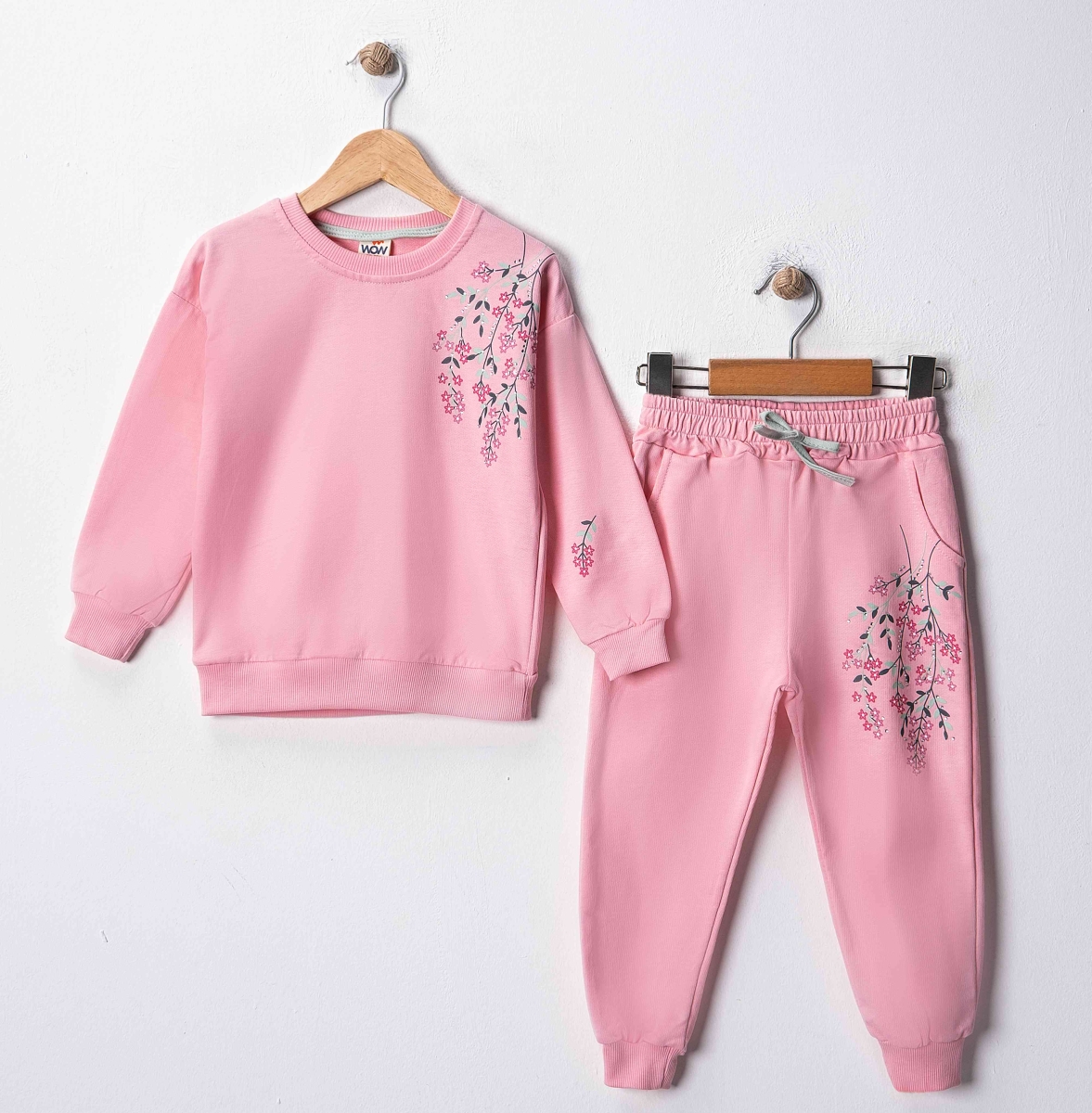 OMZ VE ALTI ÇİÇEK BASKILI TAKIM 3-6 YAŞ 4 ADET