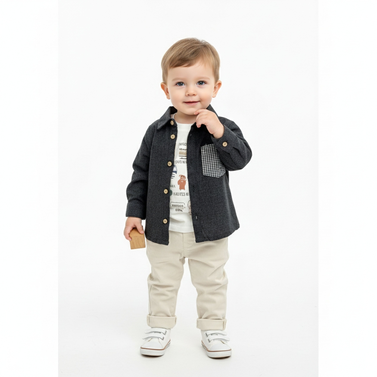 3LÜ ERKEK BAYRAMLIK TAKIM 6-24 AY 4 ADET