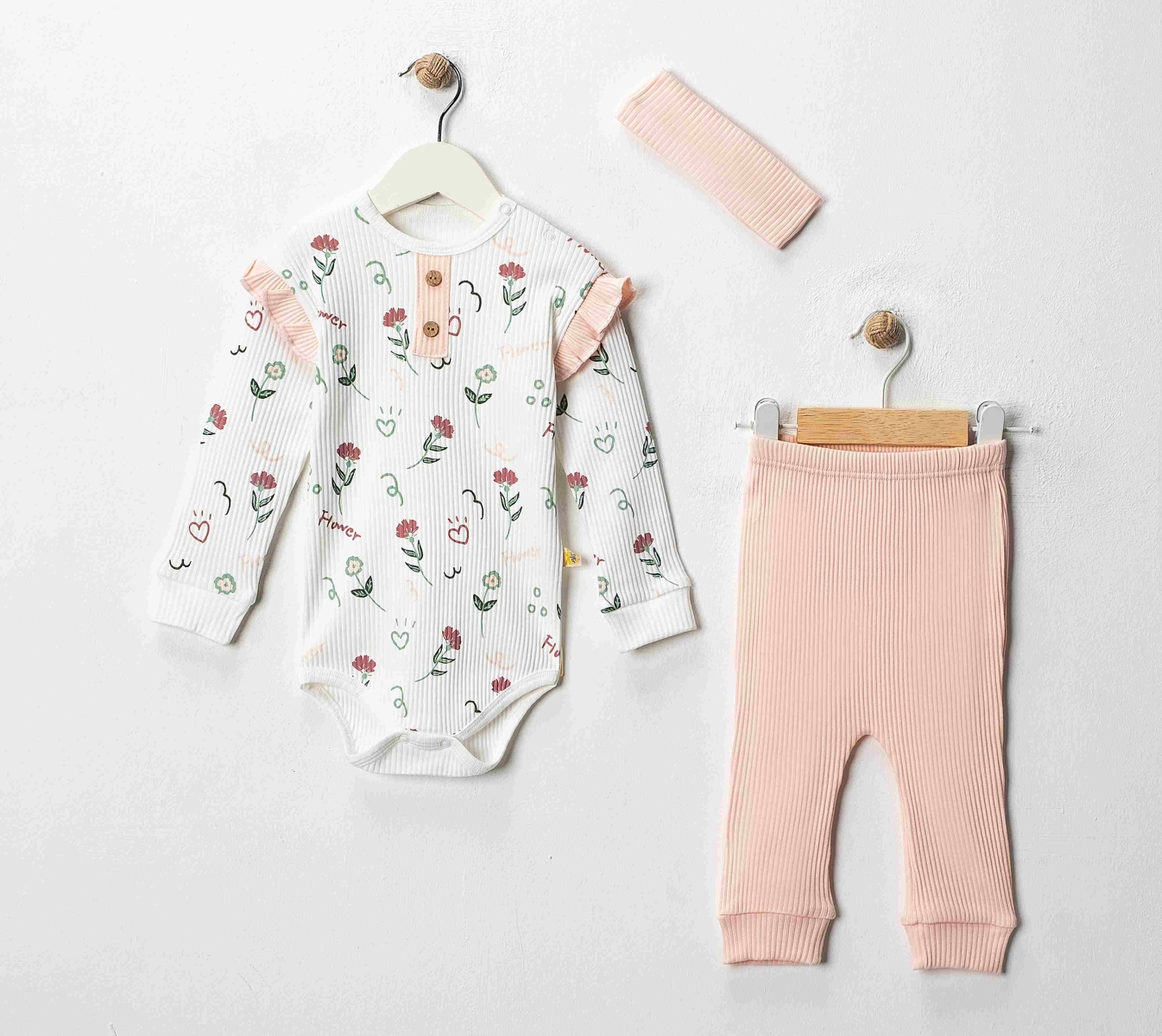 102 FLOWER BASKILI 3-12 AY TAKIM 4 ADET