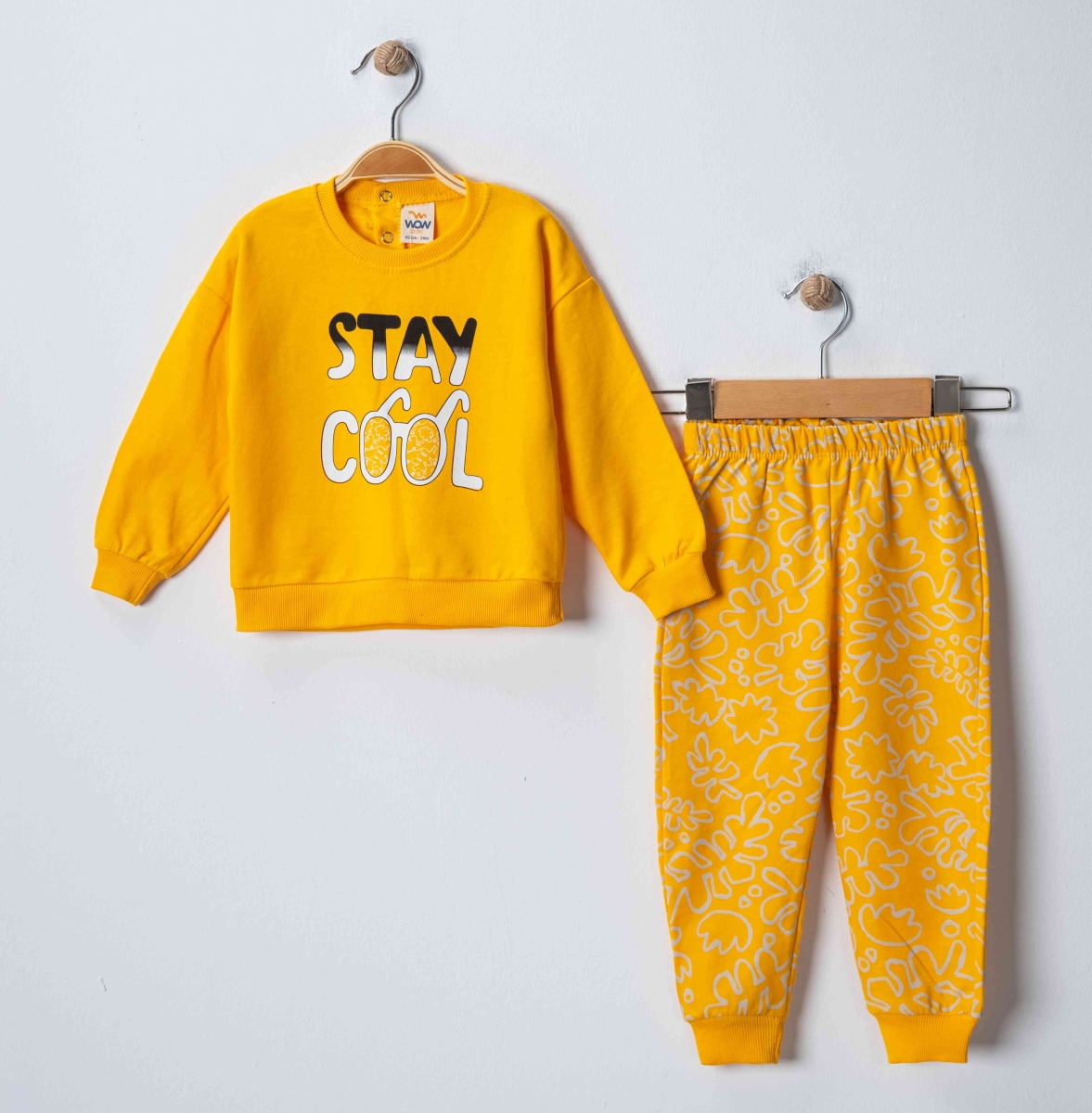 KARAIŞIK  DESENLİ  BASKILI TAKIM 9-24 AY 4 ADET