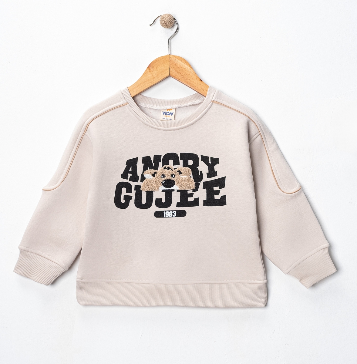 GUJJE 1983 BASKILI 3 İP ERKEK SWEAT 1-4 YAŞ  4 ADET