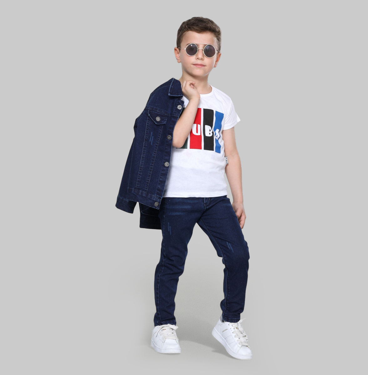 PUBA ERKEK  SİYAH KLASİK TAKIM 3LÜ 8-12 YAŞ 5 ADET