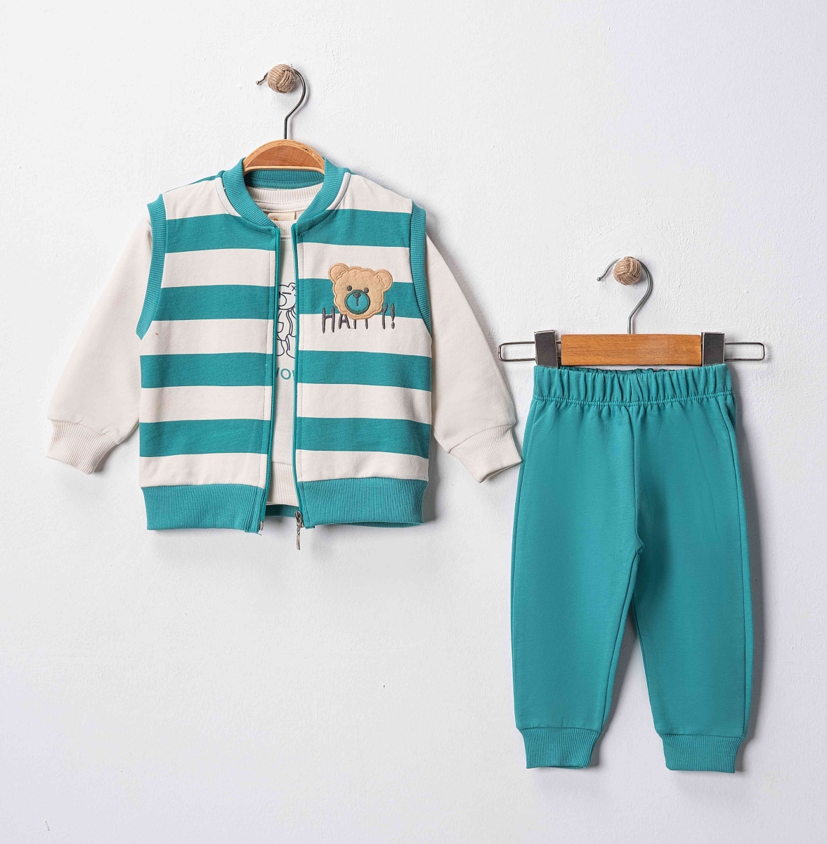 İÇİ  BASKILI 3 LÜ YELEK  TAKIM 9-24 YAŞ 4 ADET