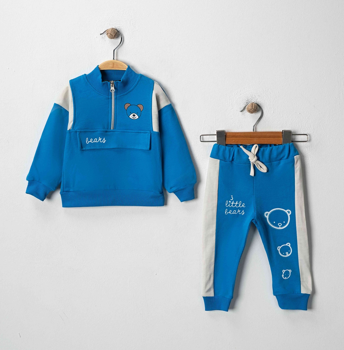 LİTTLE BEARS BASKILI TAKIM 9-24 AY 4 ADET