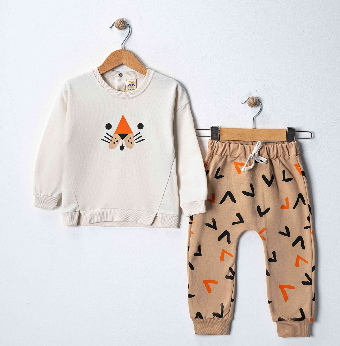 KEDİ  BASKILI TAKIM 9-24 AY 4 ADET