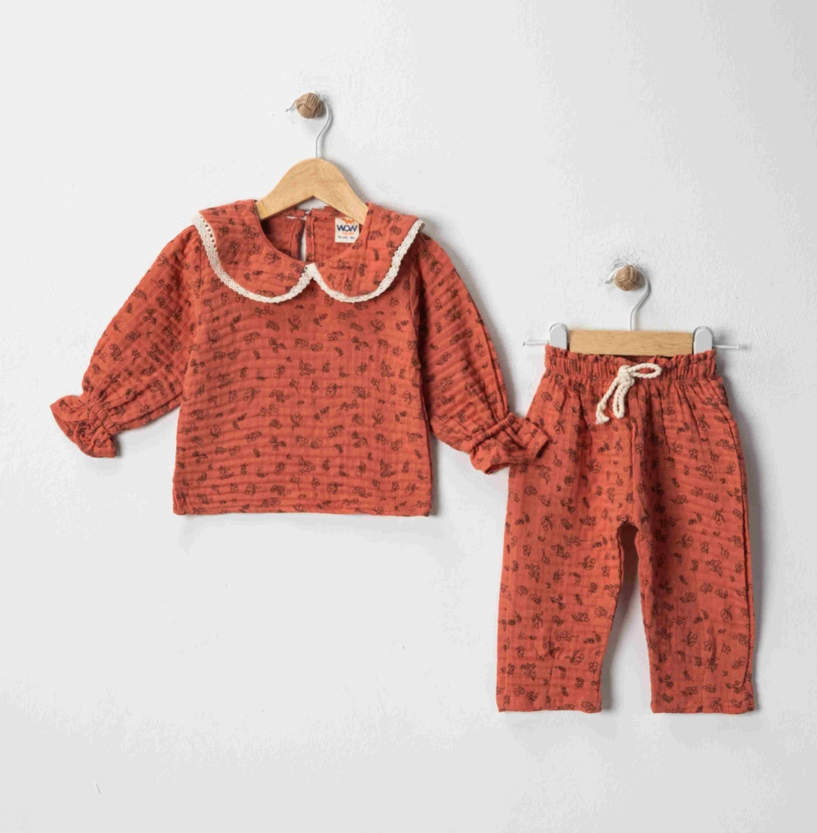 YAKASIDANTELLİ MEVSİMLİK TAKIM 9-24 AY 4 ADET