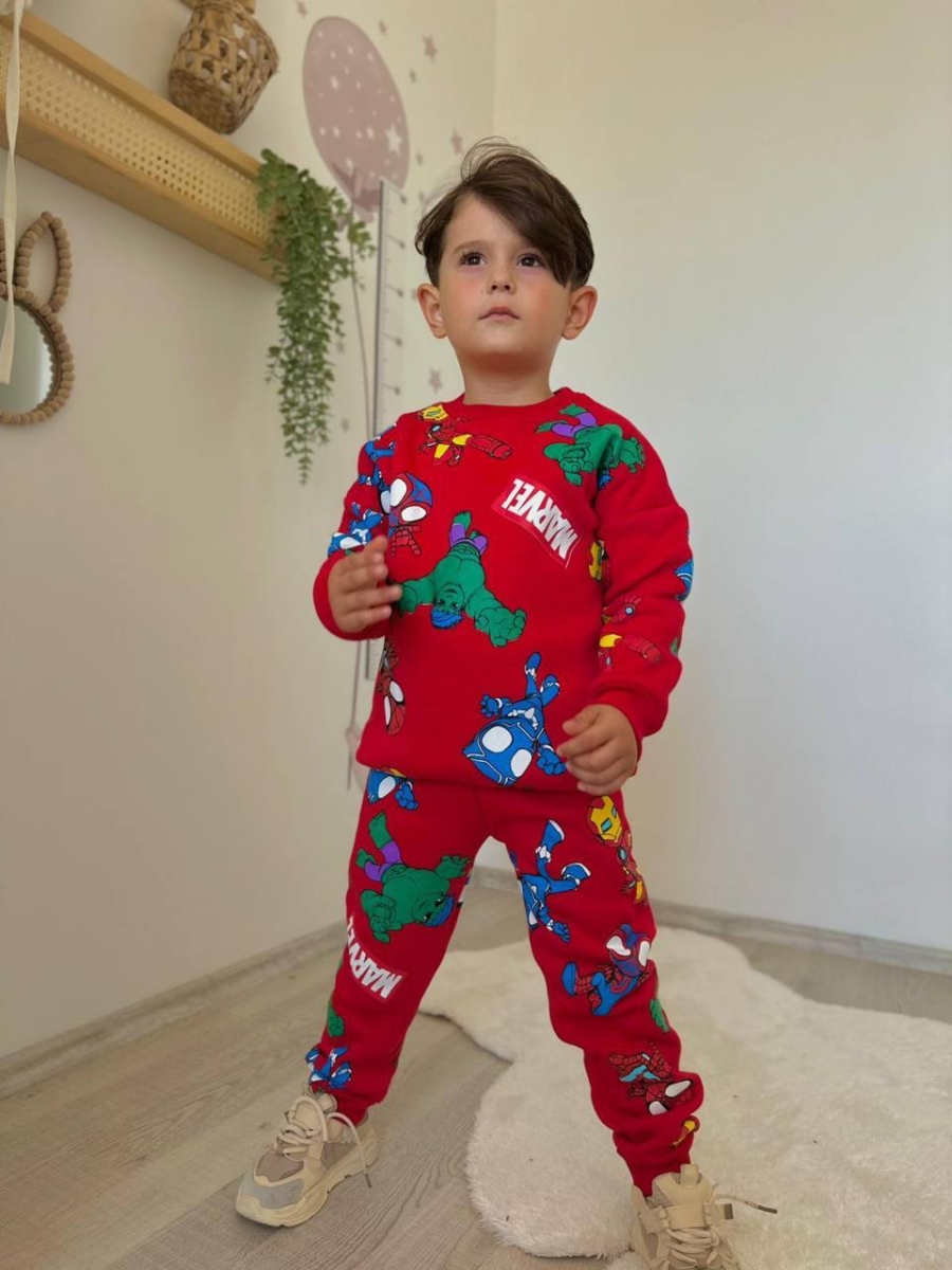 Jeliboom Kids 3 İplik Şardonlu Yaş Erkek
