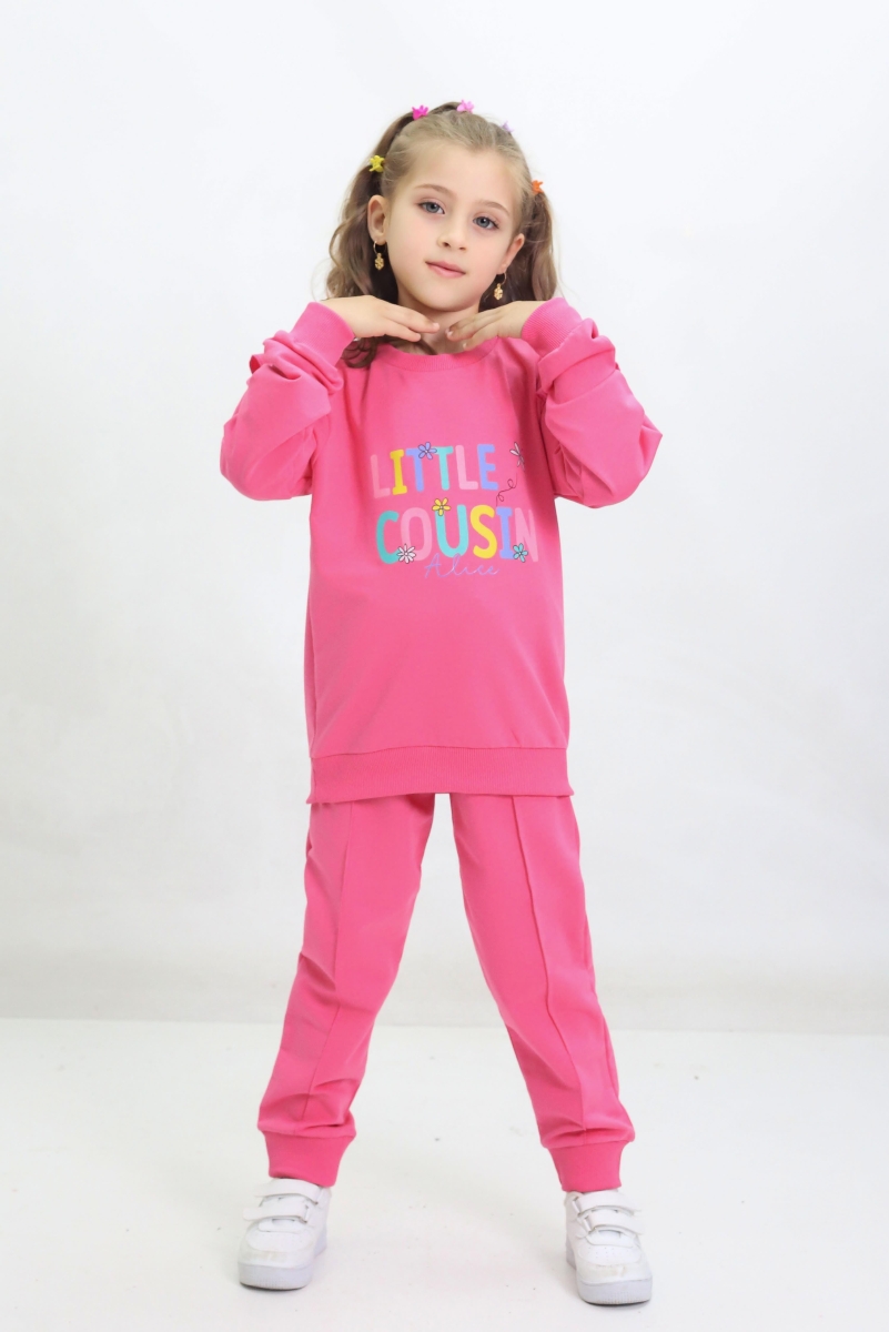LİTTLE COUSİN KIZ BASKI TAKIM 4-10 YAŞ 4 ADET