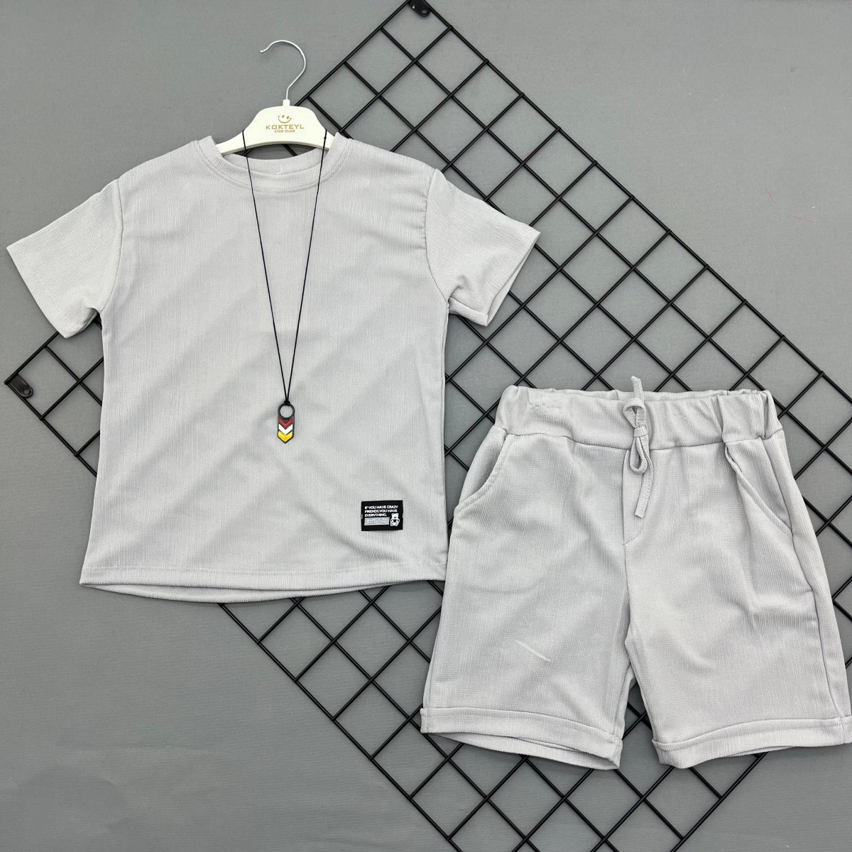 KOLYELİ SIFIR YAKA TAKIM 6-10  YAŞ 5 ADET