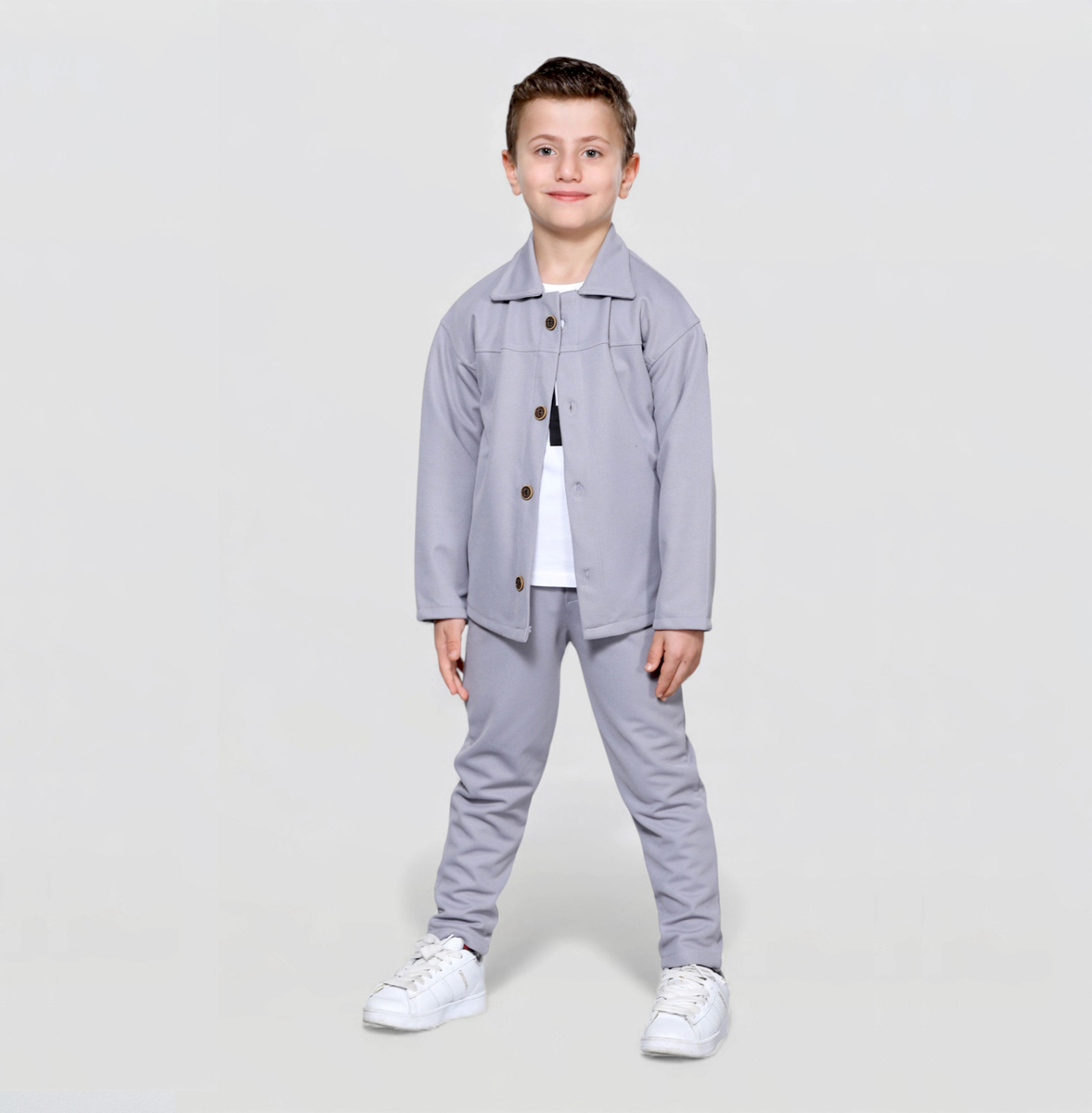 PUBA ŞARDONLU ÖRME 3LÜ TAKIM 2-5 YAŞ 4 ADET