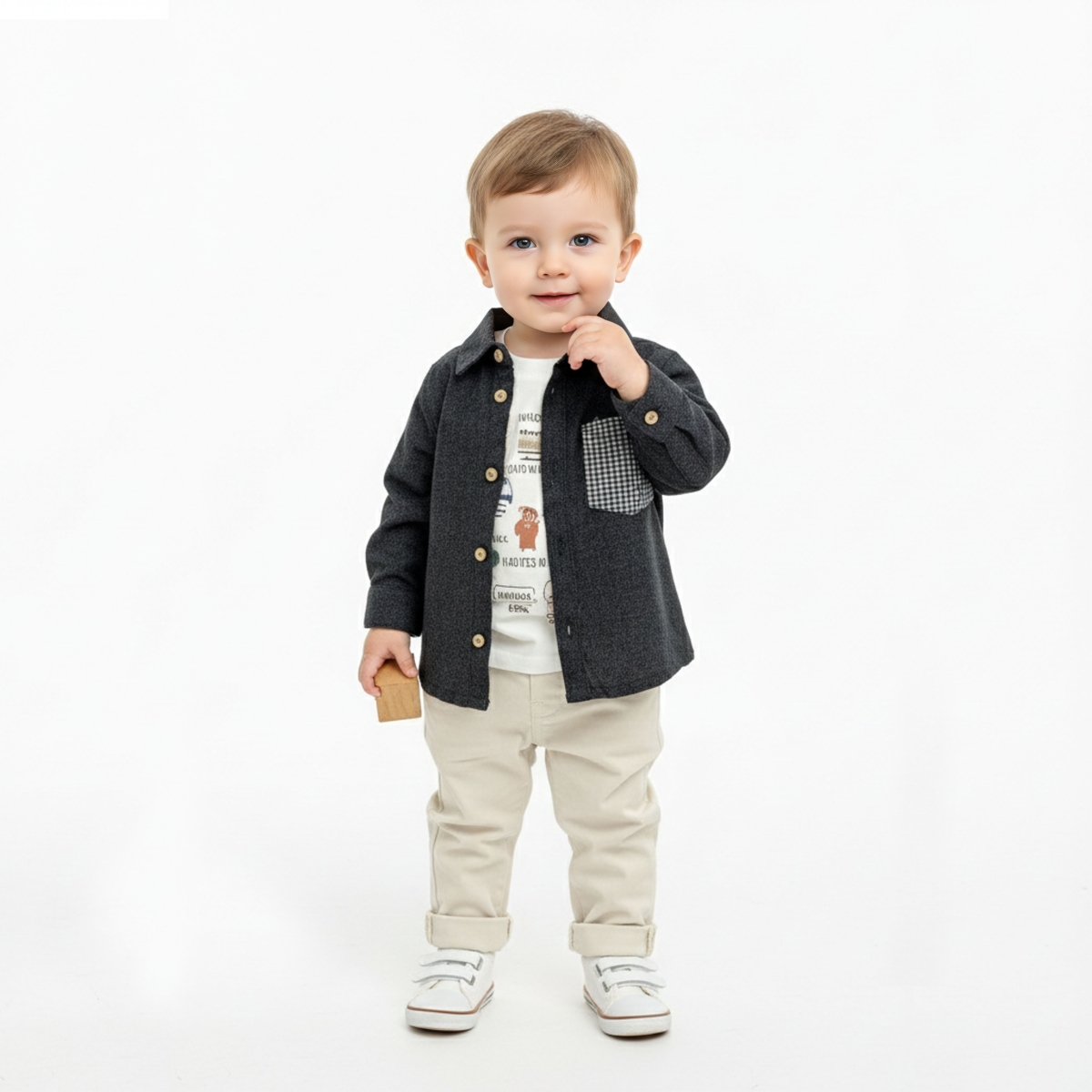 3LÜ ERKEK BAYRAMLIK TAKIM 6-24 AY 4 ADET